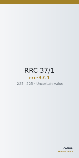 RRC 37/1 — CANOA