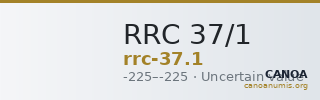 RRC 37/1 — CANOA