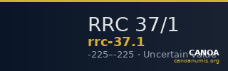 RRC 37/1 — CANOA
