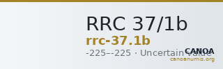 RRC 37/1b — CANOA