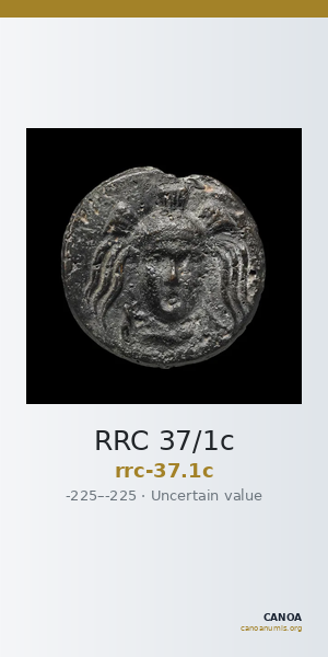 RRC 37/1c — CANOA
