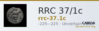 RRC 37/1c — CANOA