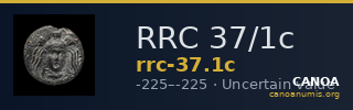 RRC 37/1c — CANOA