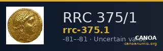 RRC 375/1 — CANOA
