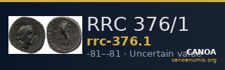 RRC 376/1 — CANOA