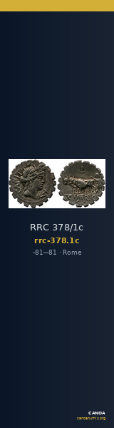 RRC 378/1c — CANOA