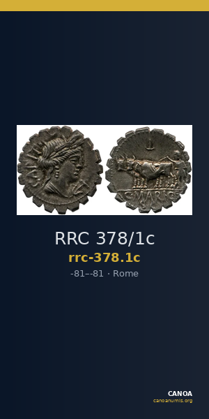 RRC 378/1c — CANOA
