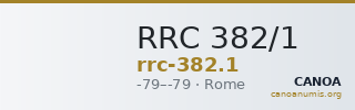 RRC 382/1 — CANOA