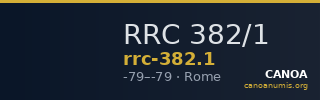 RRC 382/1 — CANOA