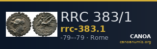 RRC 383/1 — CANOA