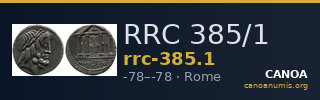 RRC 385/1 — CANOA