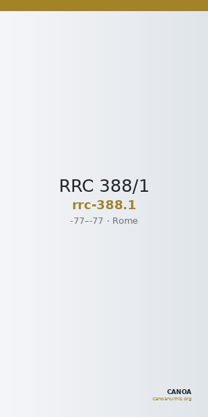 RRC 388/1 — CANOA