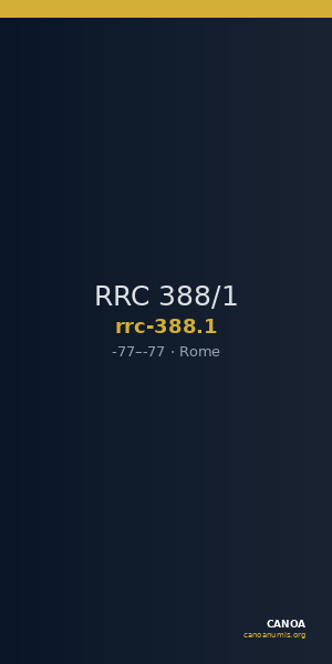 RRC 388/1 — CANOA