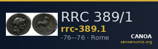 RRC 389/1 — CANOA