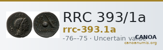 RRC 393/1a — CANOA