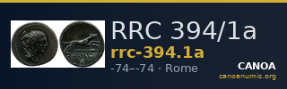RRC 394/1a — CANOA