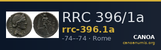 RRC 396/1a — CANOA