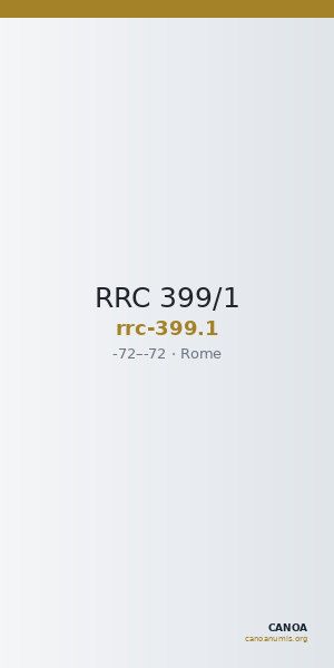 RRC 399/1 — CANOA