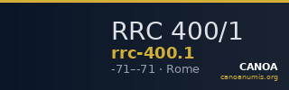 RRC 400/1 — CANOA