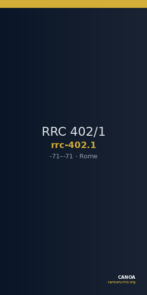 RRC 402/1 — CANOA