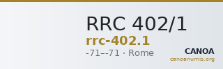RRC 402/1 — CANOA