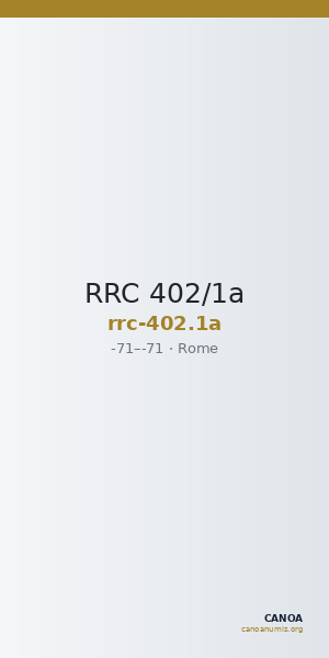 RRC 402/1a — CANOA