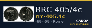 RRC 405/4c — CANOA