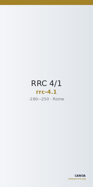 RRC 4/1 — CANOA