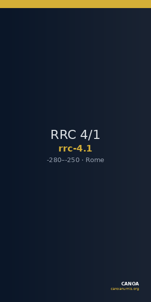 RRC 4/1 — CANOA