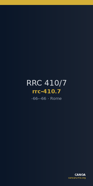 RRC 410/7 — CANOA