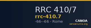 RRC 410/7 — CANOA