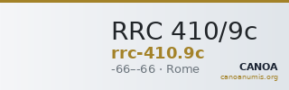 RRC 410/9c — CANOA