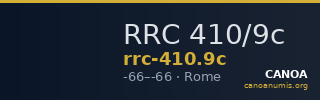 RRC 410/9c — CANOA