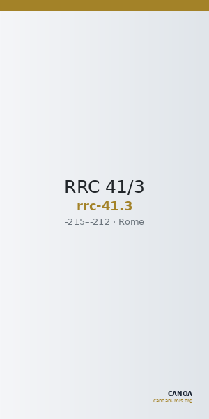 RRC 41/3 — CANOA