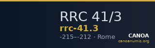 RRC 41/3 — CANOA
