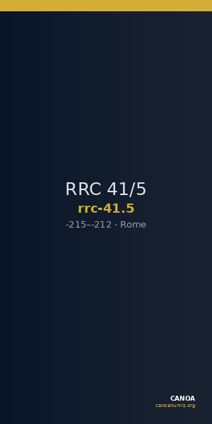 RRC 41/5 — CANOA