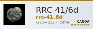 RRC 41/6d — CANOA