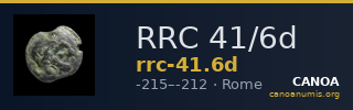 RRC 41/6d — CANOA