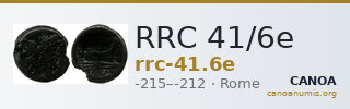RRC 41/6e — CANOA