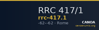 RRC 417/1 — CANOA