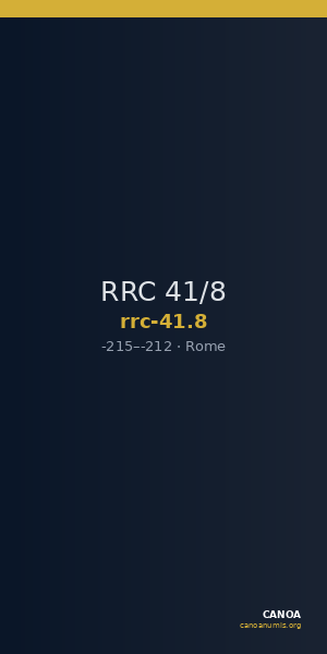RRC 41/8 — CANOA