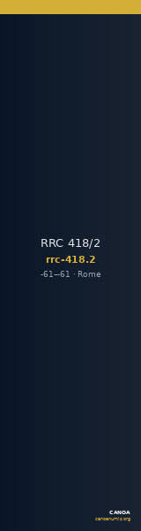 RRC 418/2 — CANOA