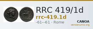 RRC 419/1d — CANOA