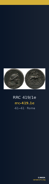 RRC 419/1e — CANOA