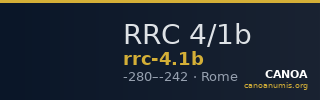 RRC 4/1b — CANOA