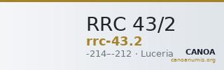 RRC 43/2 — CANOA