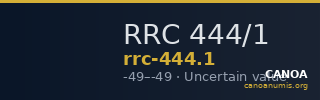RRC 444/1 — CANOA