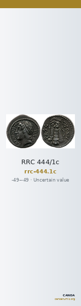 RRC 444/1c — CANOA