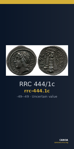 RRC 444/1c — CANOA