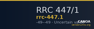 RRC 447/1 — CANOA